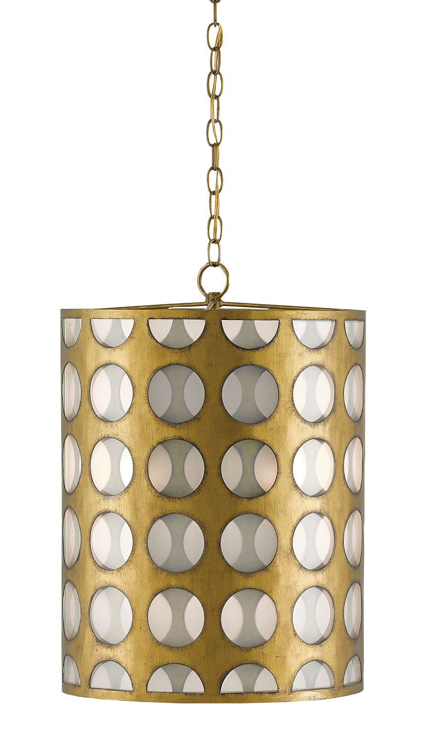 Three Light Pendant from the Go-Go collection in Brass/Opaque finish