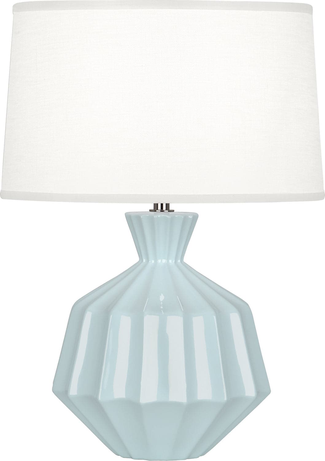 Robert Abbey - BB989 - One Light Accent Lamp - Orion - Baby Blue Glazed