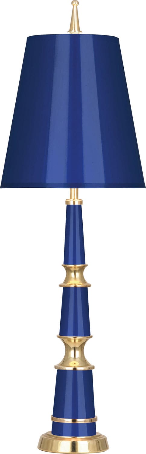 Robert Abbey - C900 - One Light Accent Lamp - Jonathan Adler Versailles - Navy Lacquered Paint w/Modern Brass