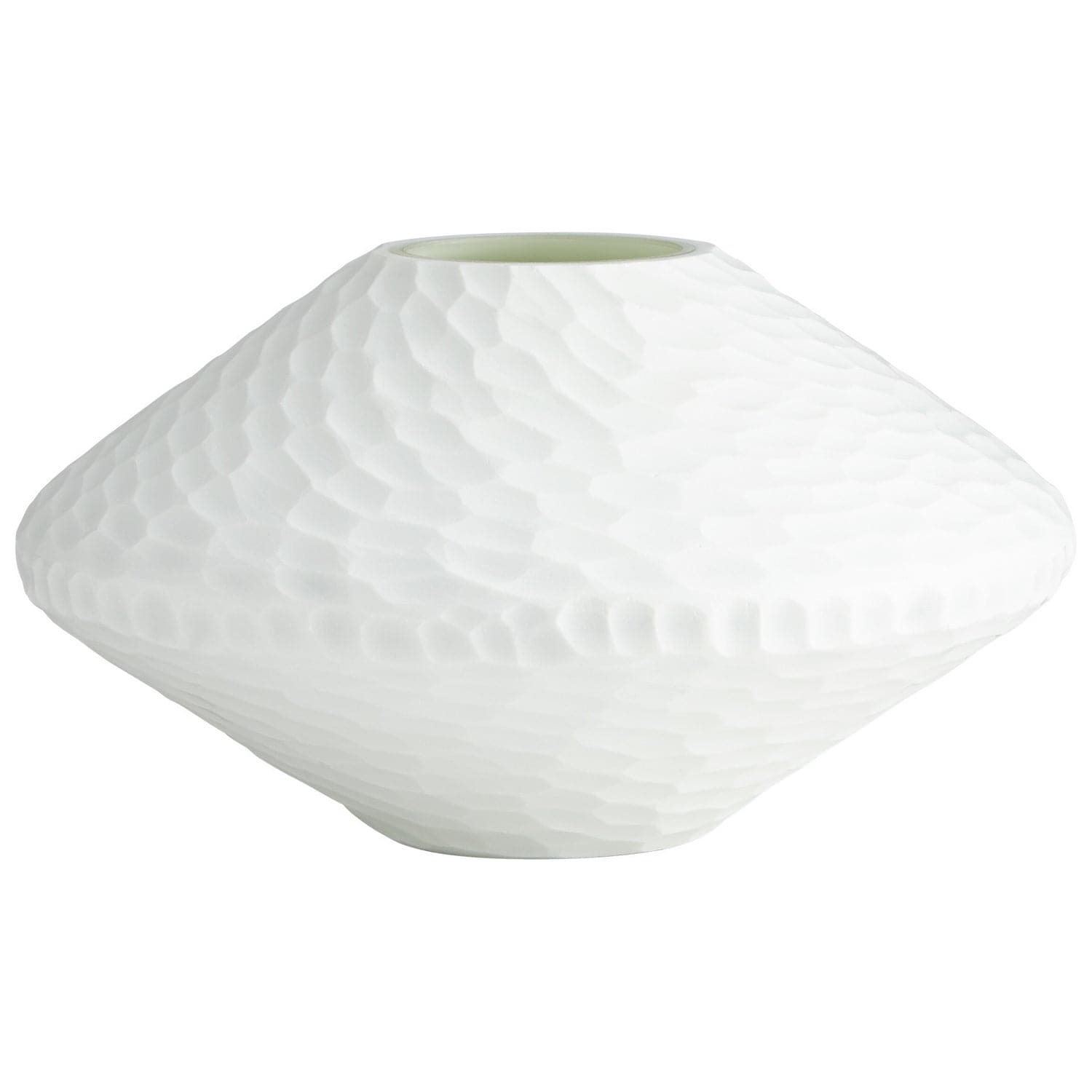 Cyan - 07314 - Vase - Buttercream - White