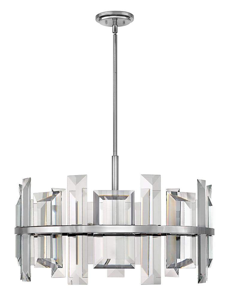 Fredrick Ramond - FR39215PNI - Nine Light Chandelier - Odette - Polished Nickel