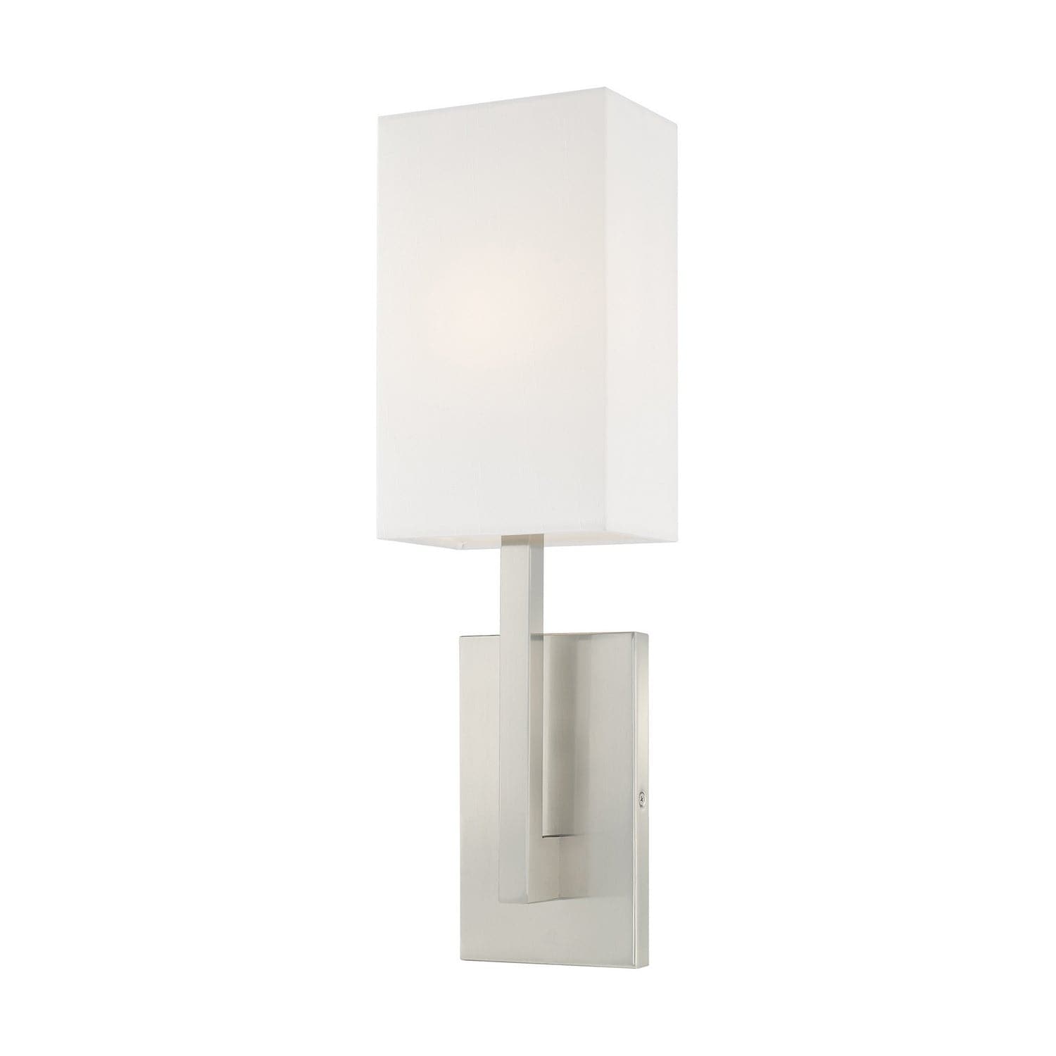 Livex Lighting - 42411-91 - One Light Wall Sconce - ADA Wall Sconces - Brushed Nickel