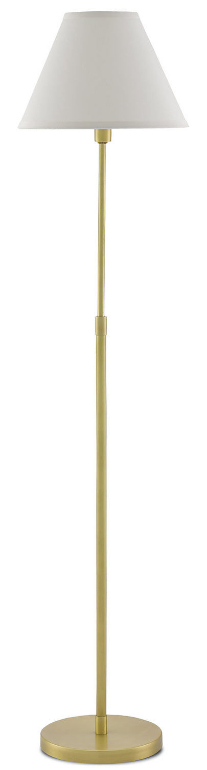One Light Floor Lamp from the Dain collection in Antique Brass finish