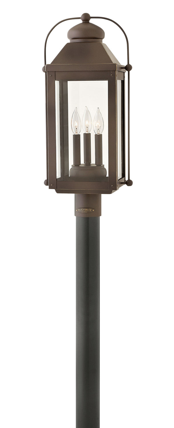 Hinkley - 1851LZ-LL - LED Post Top/ Pier Mount - Anchorage - Light Oiled Bronze