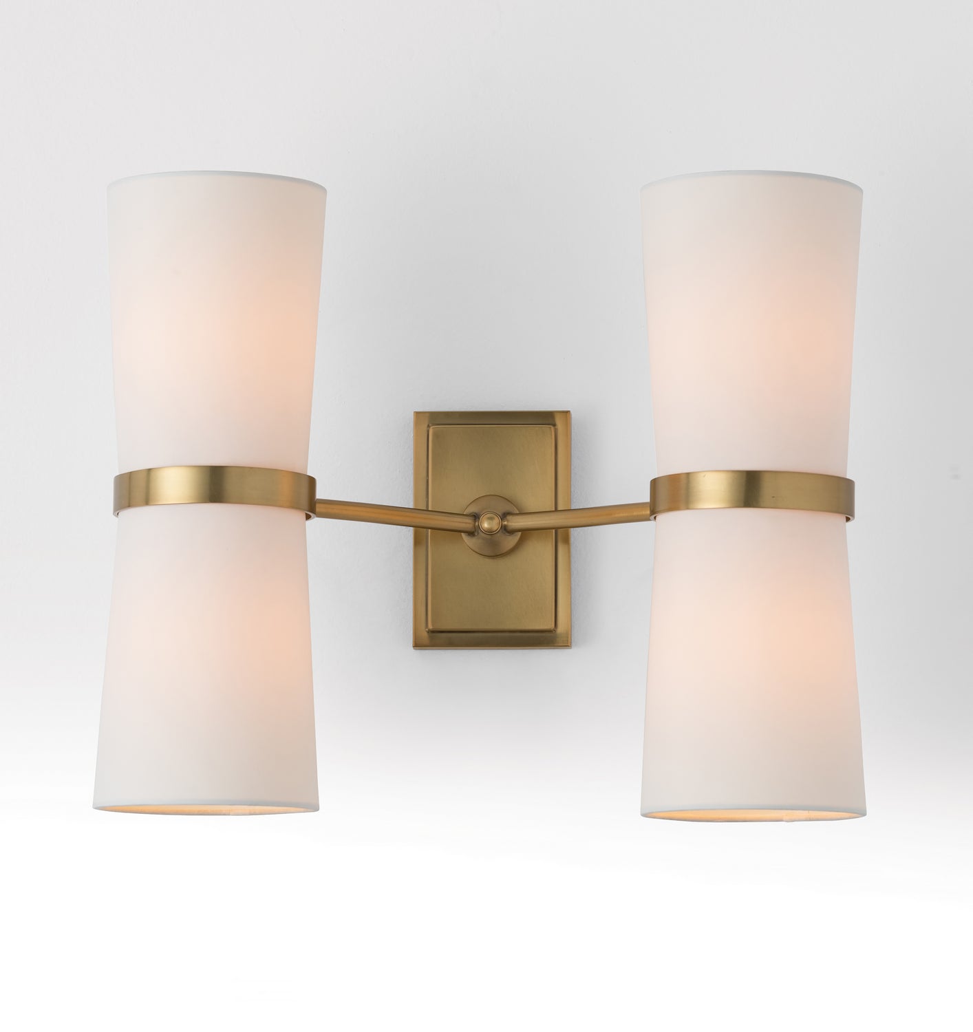 Four Light Wall Sconce from the Inwood collection in Antique Brass finish