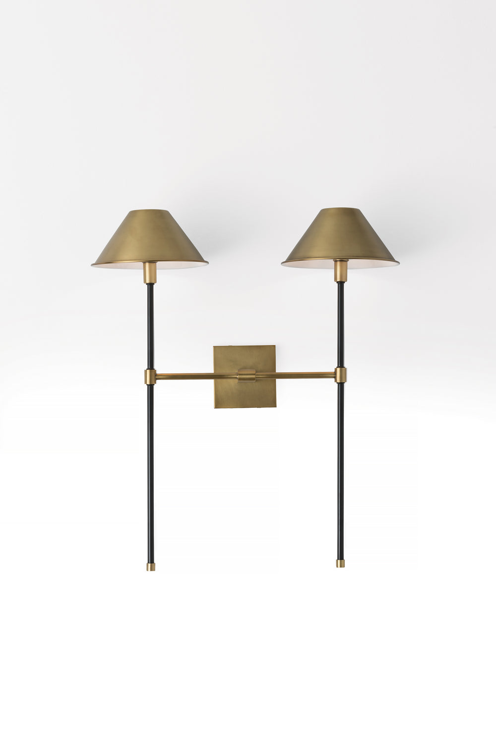 Two Light Wall Sconce from the Havana collection in Antique Brass finish