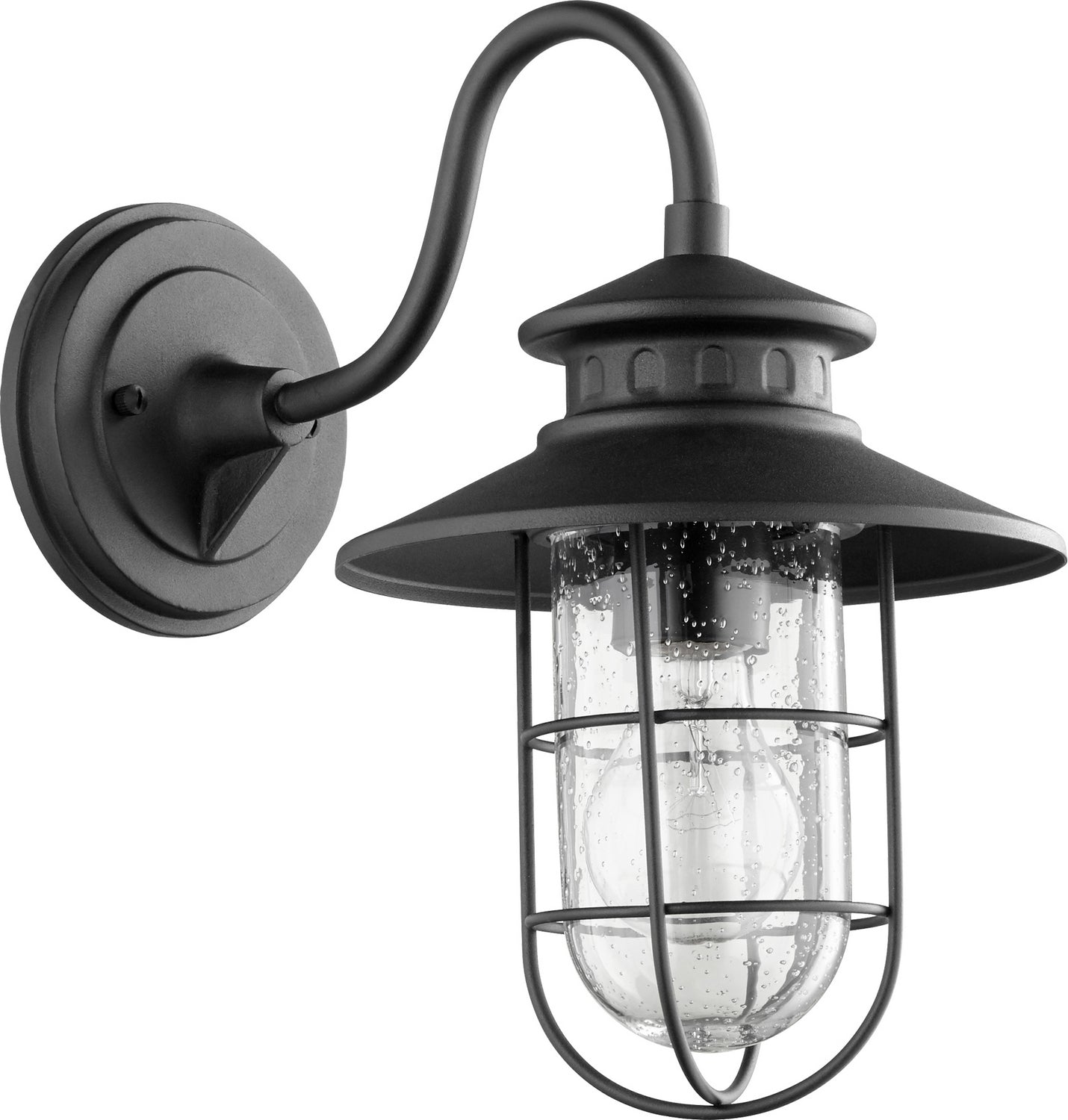 Quorum - 7696-69 - One Light Outdoor Lantern - Moriarty - Textured Black