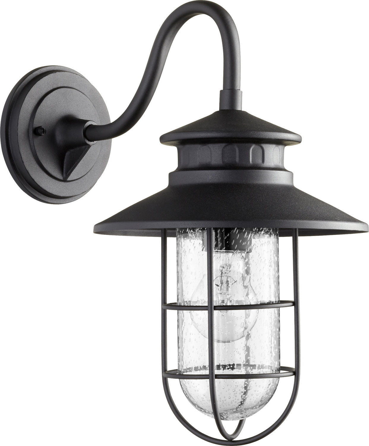 Quorum - 7697-69 - One Light Outdoor Lantern - Moriarty - Textured Black