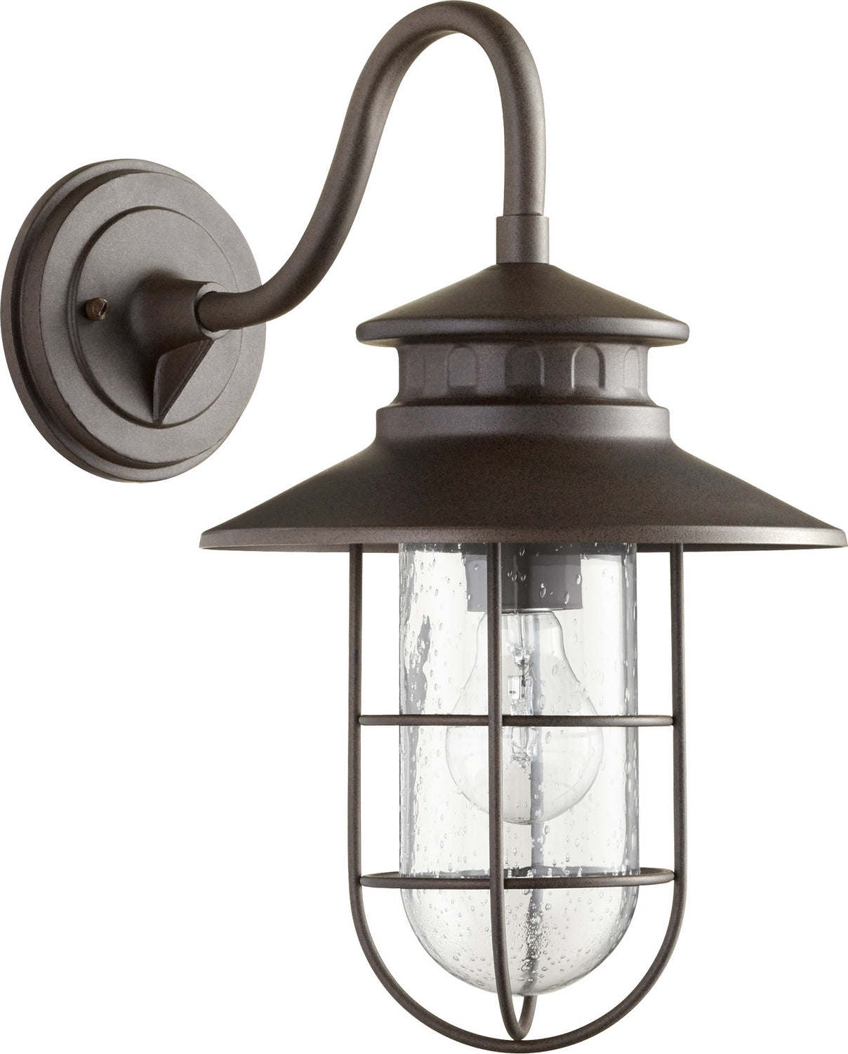 Quorum - 7697-86 - One Light Outdoor Lantern - Moriarty - Oiled Bronze