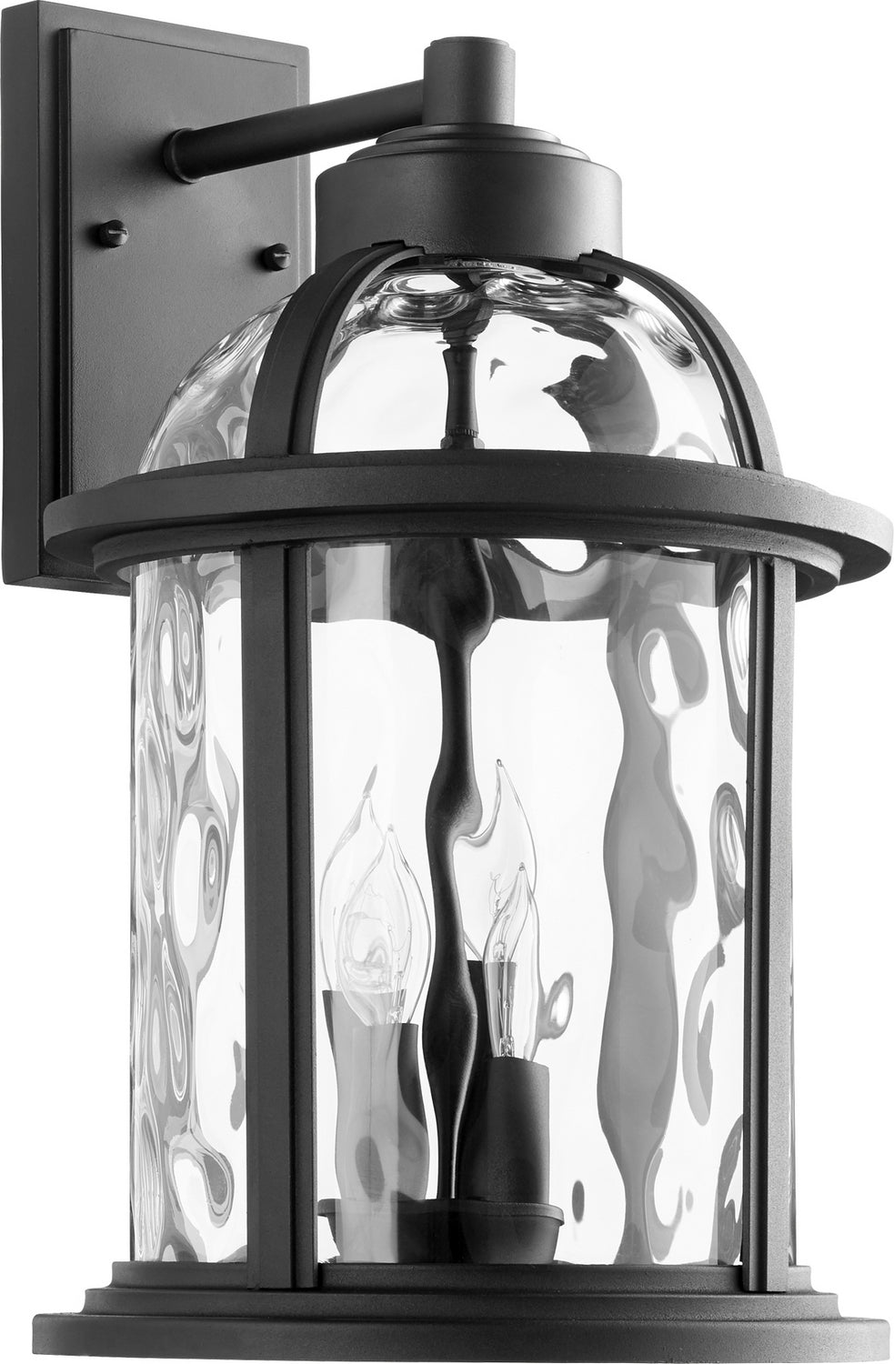 Quorum - 7760-4-69 - Four Light Outdoor Lantern - Winston - Textured Black