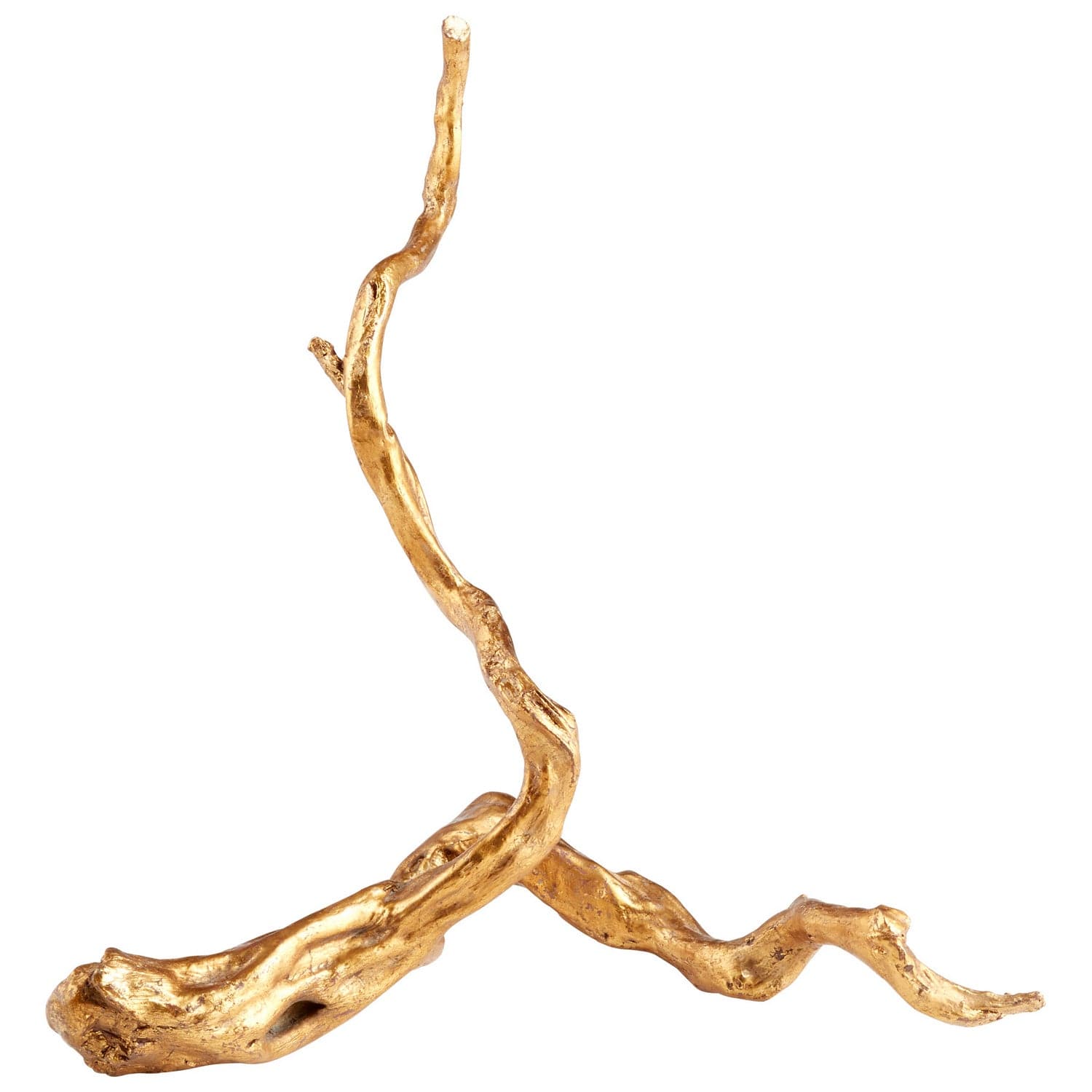 Cyan - 09132 - Sculpture - Gold Leaf