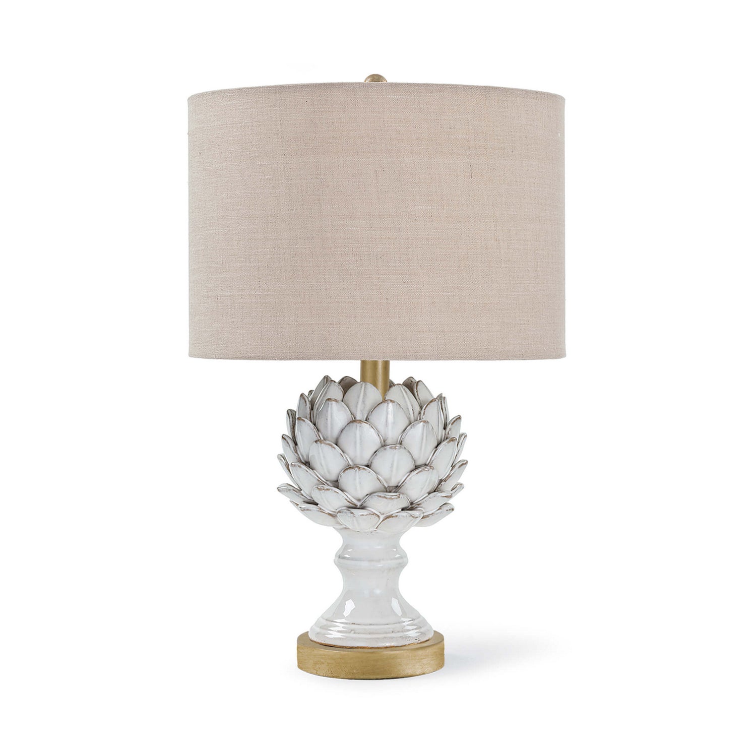Regina Andrew - 13-1194 - One Light Table Lamp - Leafy - White