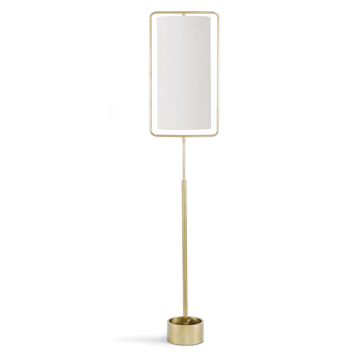 Regina Andrew - 14-1019NB - One Light Floor Lamp - Geo - Natural Brass