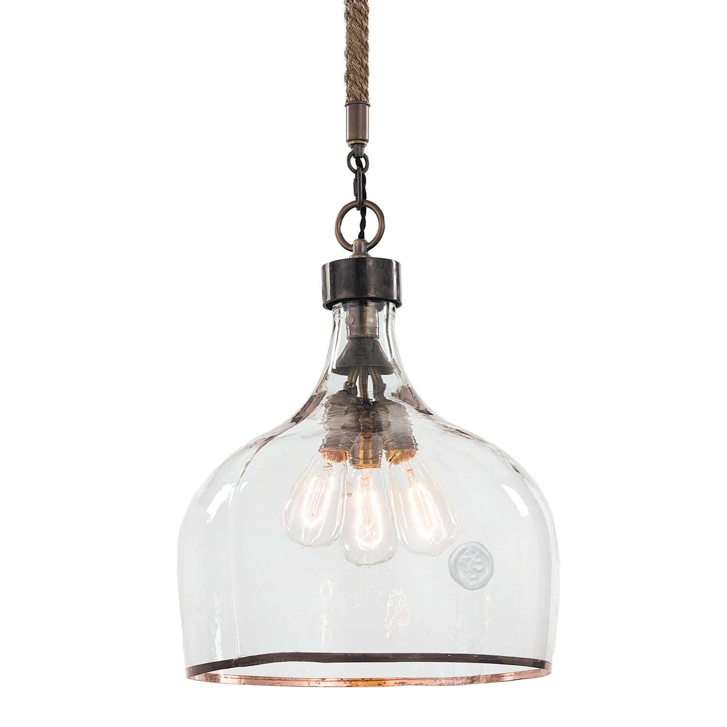 Regina Andrew - 16-1102 - Three Light Pendant - Demi - Clear