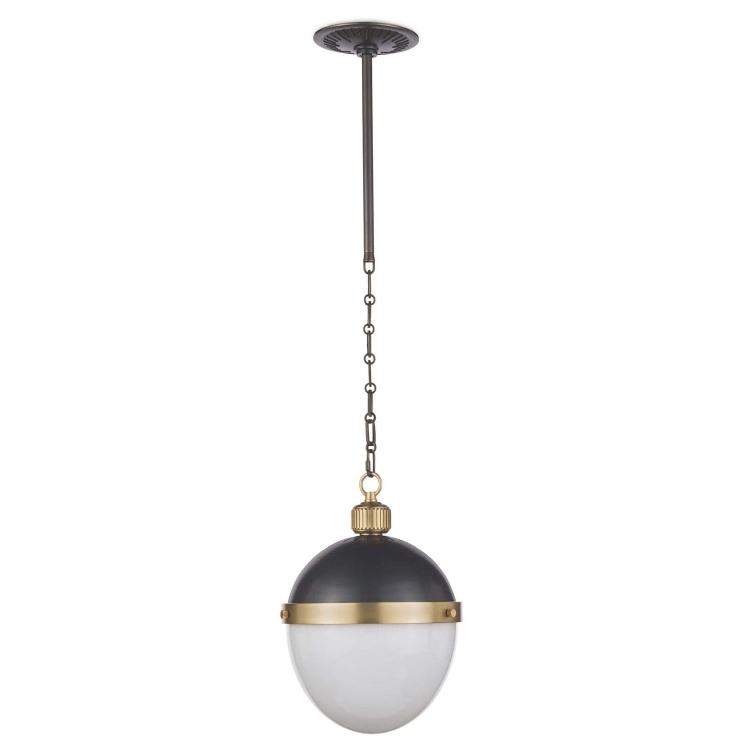 Regina Andrew - 16-1118BBNB - One Light Pendant - Otis - Blackened Brass