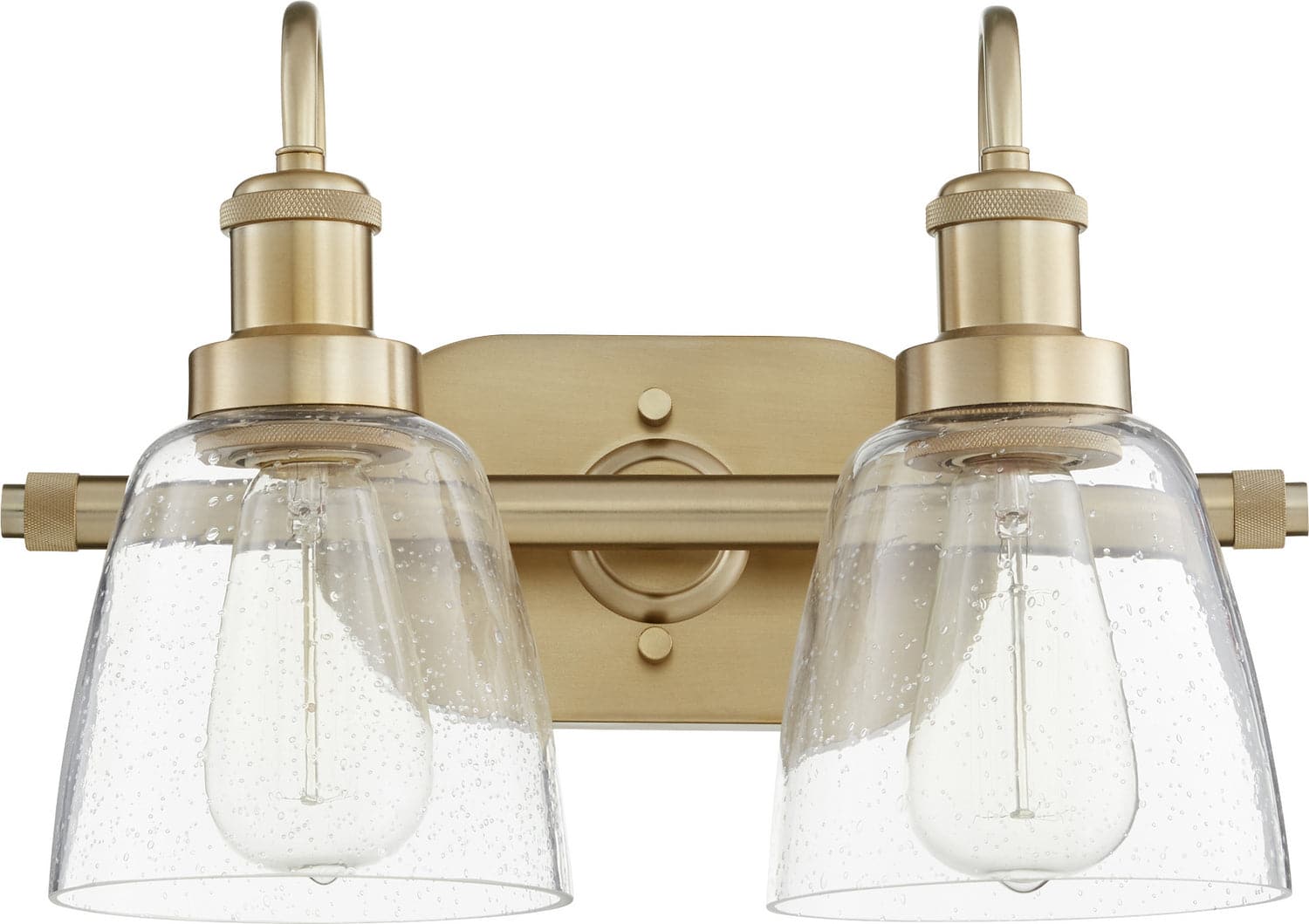 Quorum - 508-2-80 - Two Light Vanity - 508 Vanities - Aged Brass