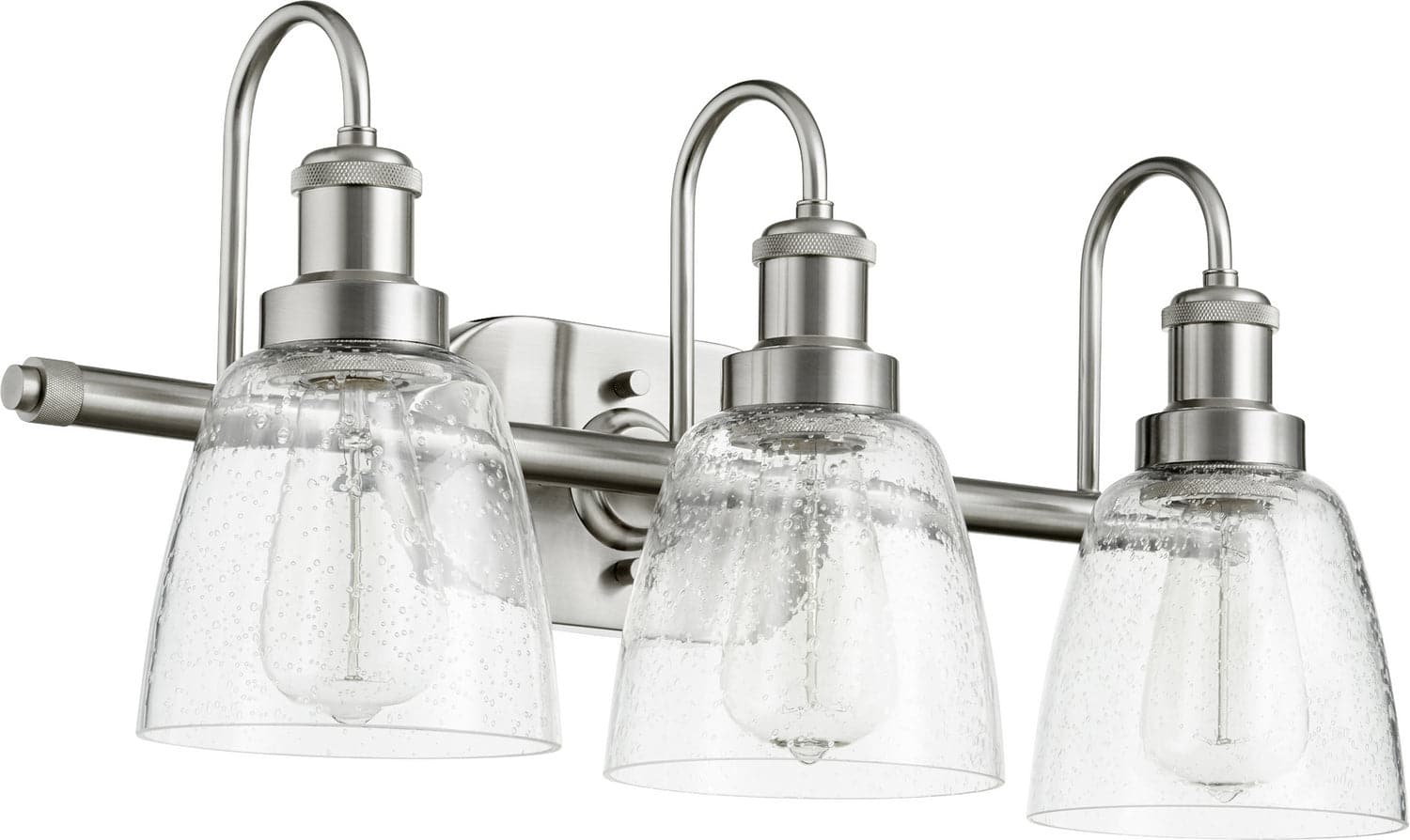 Quorum - 508-3-65 - Three Light Vanity - 508 Vanities - Satin Nickel