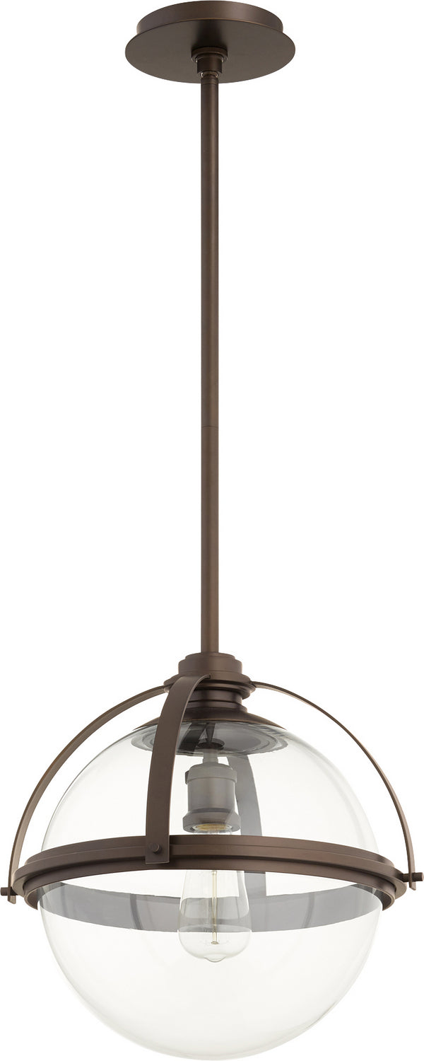 Quorum - 88-15-86 - One Light Pendant - Meridian Globe Pendants - Oiled Bronze