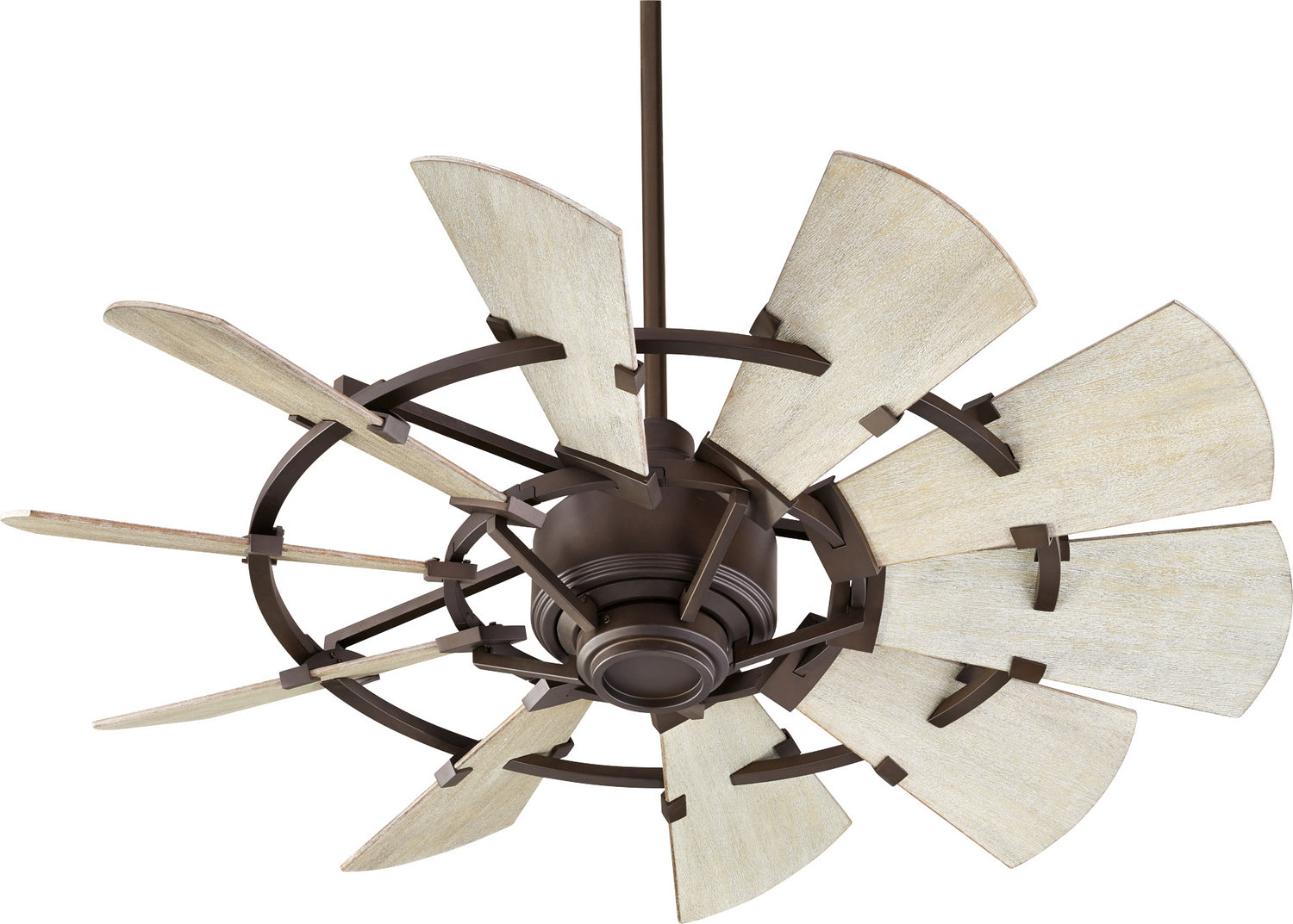Quorum - 94410-86 - 44"Ceiling Fan - Windmill - Oiled Bronze