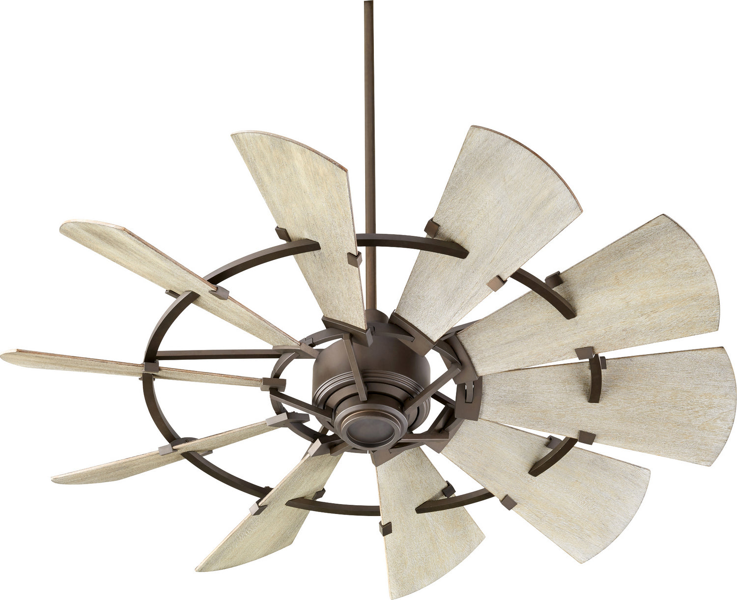 Quorum - 95210-86 - 52"Ceiling Fan - Windmill - Oiled Bronze