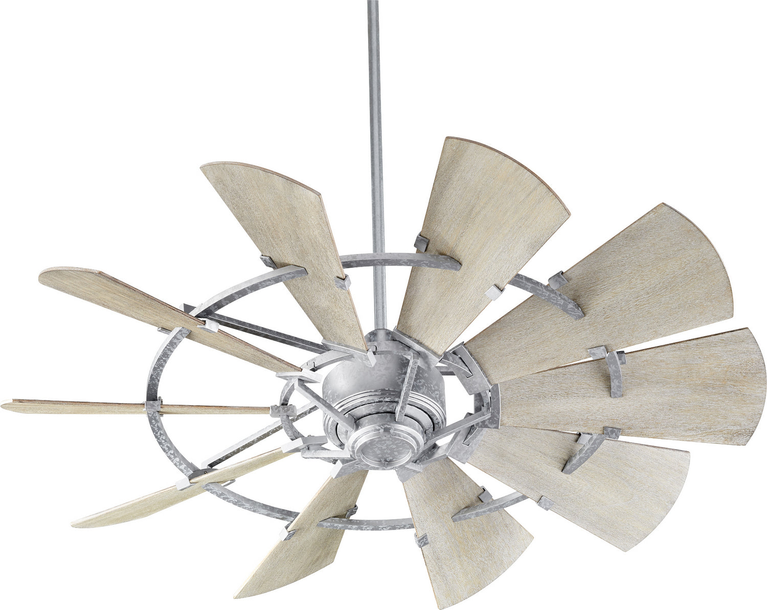 Quorum - 95210-9 - 52"Ceiling Fan - Windmill - Galvanized