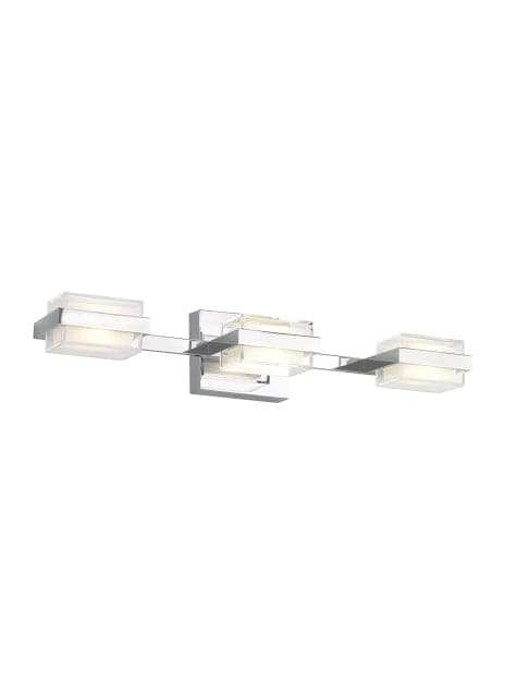 Visual Comfort Modern - 700BCKMD3HC-LED930-277 - Three Light Bath - Kamden - Chrome