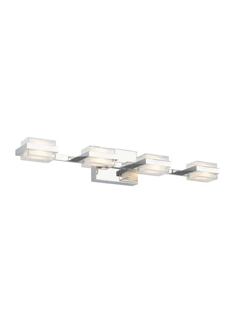 Visual Comfort Modern - 700BCKMD4C-LED930-277 - Four Light Bath - Kamden - Chrome