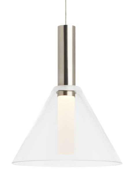 Visual Comfort Modern - 700FJMEZCS-LED930 - Pendant - Mezz - Satin Nickel