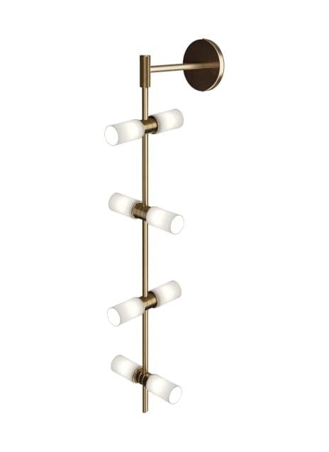 Visual Comfort Modern - 700MDWS3CRR - LED Wall Sconce - ModernRail - Aged Brass