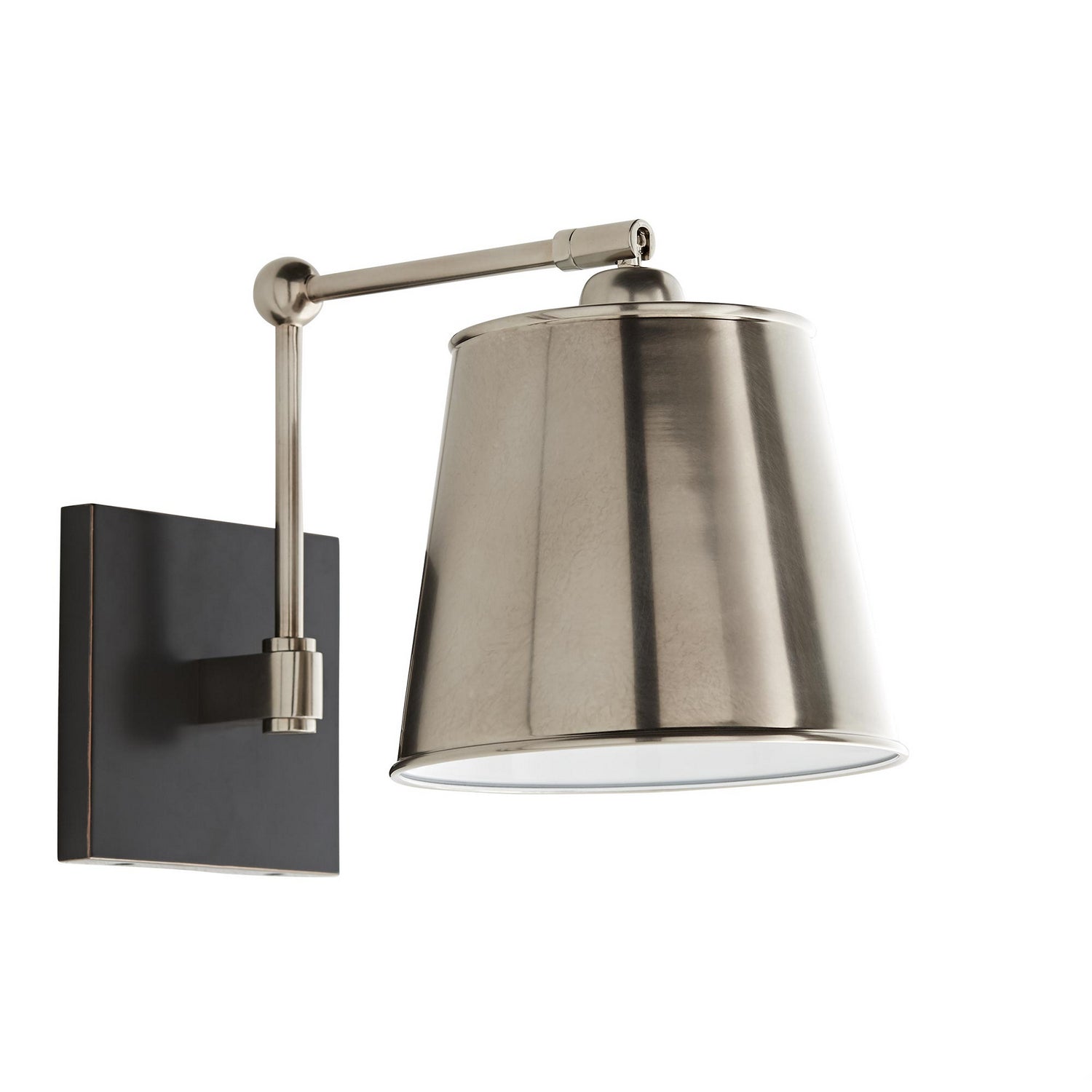 One Light Wall Sconce from the Watson collection in Vintage Silver finish