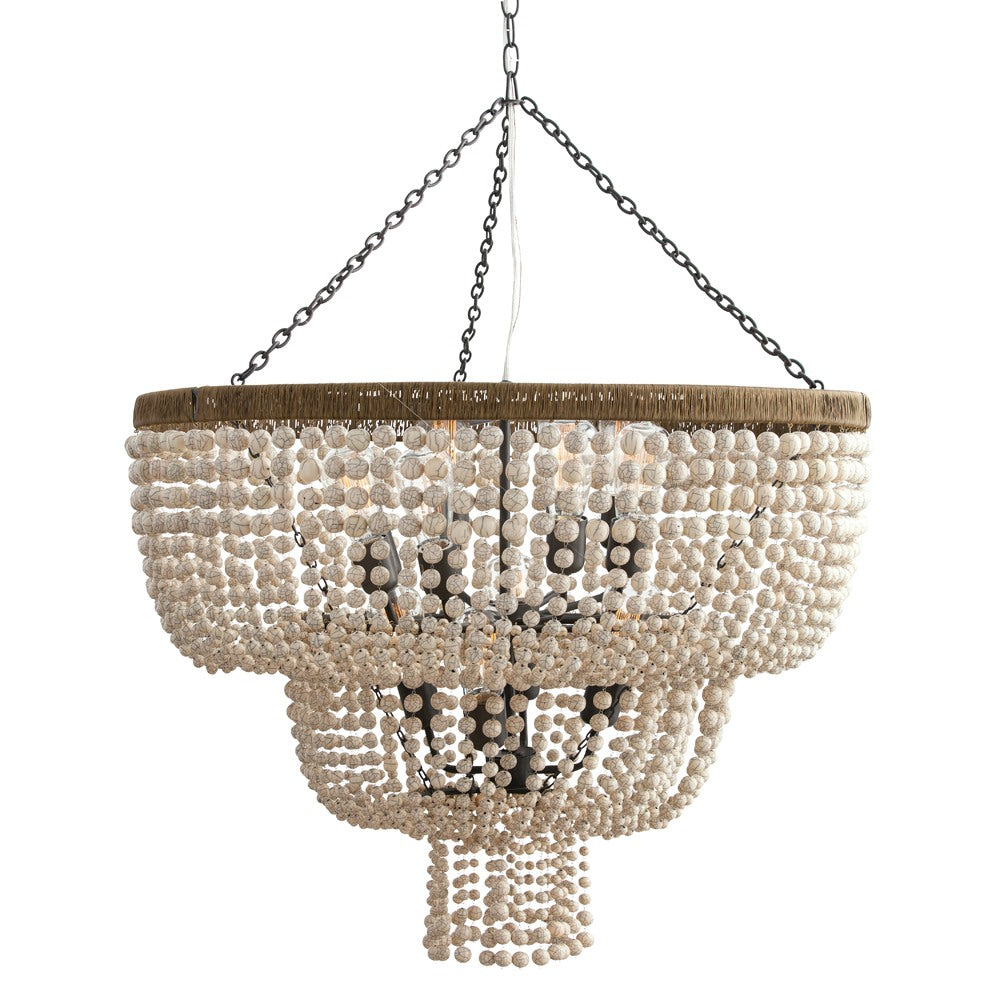 12 Light Chandelier from the Chappellet collection in Ivory finish