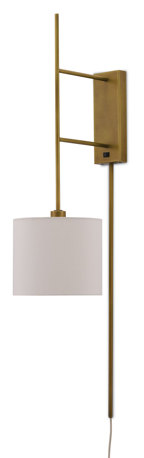 One Light Wall Sconce from the Savill collection in Antique Brass finish