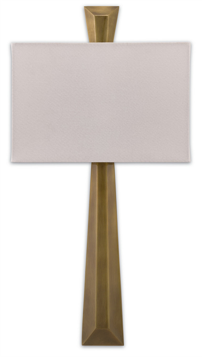 One Light Wall Sconce from the Arno collection in Polished Antique Brass finish