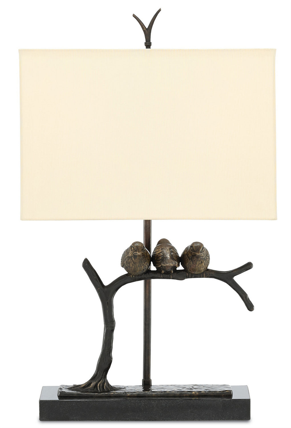 Two Light Table Lamp from the Sparrow collection in Bronze/Black finish