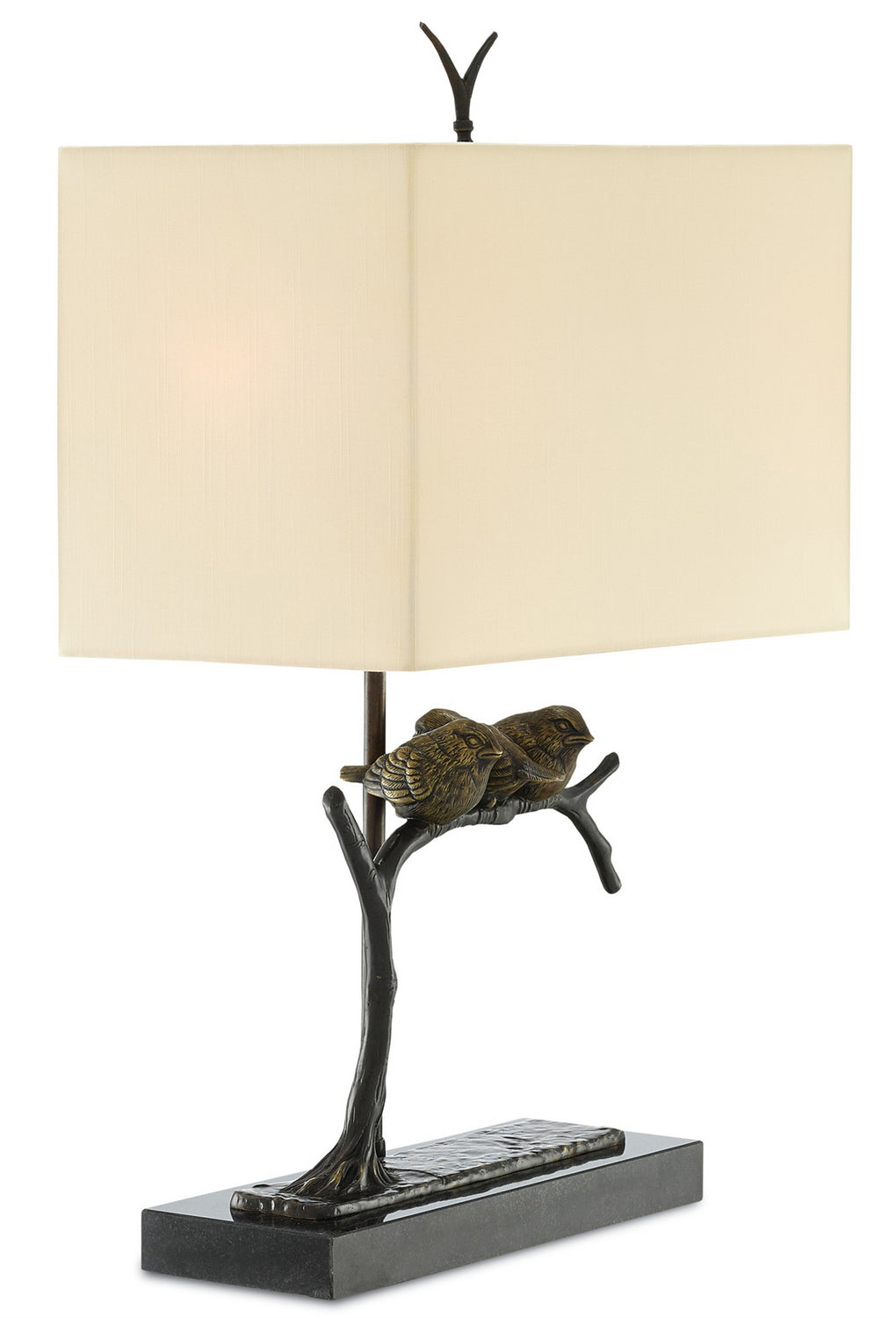 Two Light Table Lamp from the Sparrow collection in Bronze/Black finish