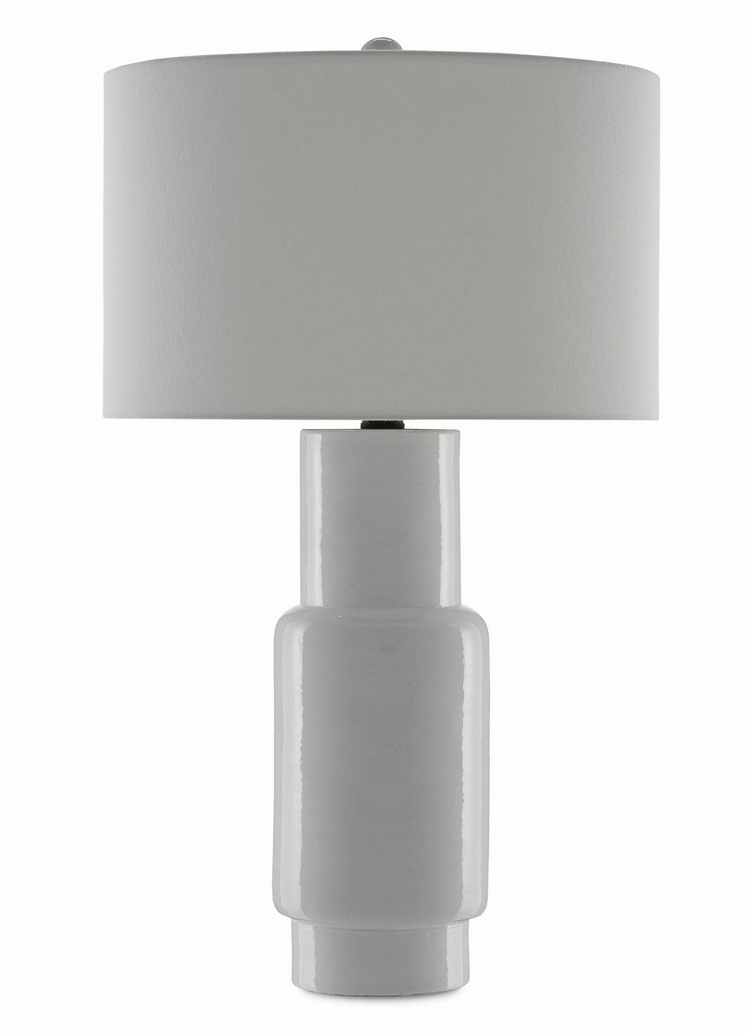 One Light Table Lamp from the Janeen collection in White/Satin Black finish