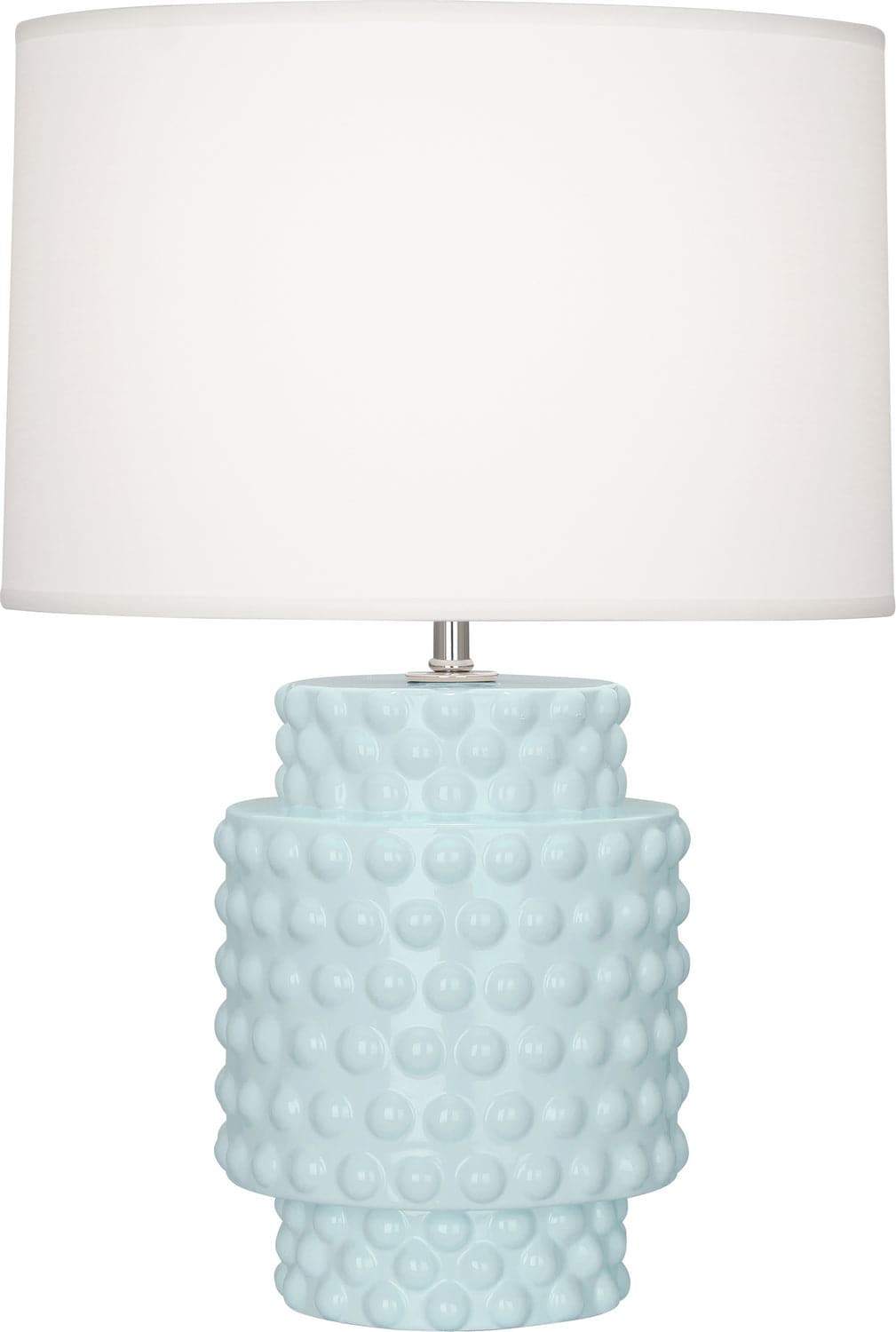 Robert Abbey - BB801 - One Light Accent Lamp - Dolly - Baby Blue Glazed Textured