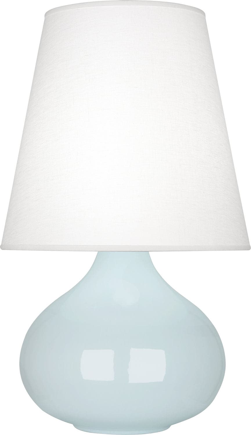 Robert Abbey - BB93 - One Light Accent Lamp - June - Baby Blue Glazed