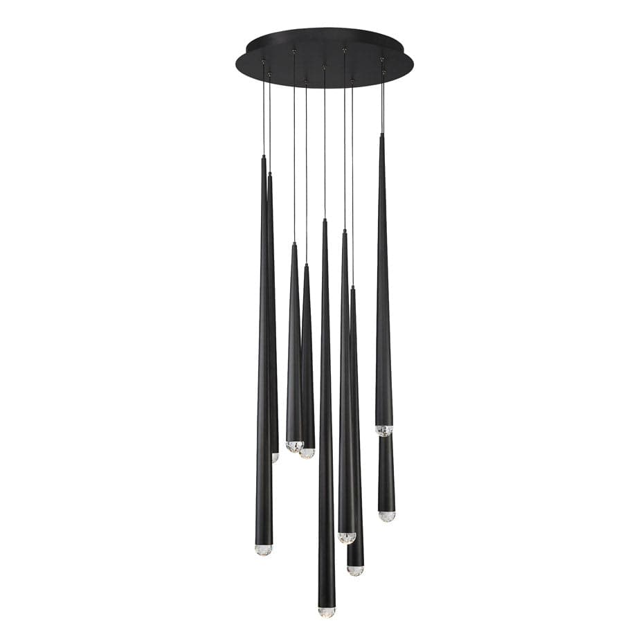 Modern Forms - PD-41709R-BK - LED Pendant - Cascade - Black