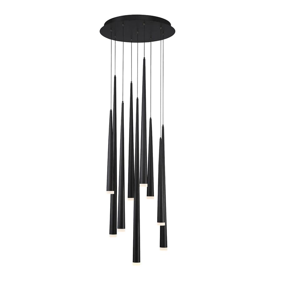 Modern Forms - PD-41809R-BK - LED Pendant - Cascade - Black