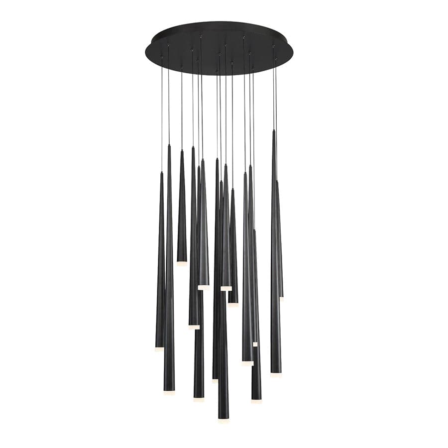 Modern Forms - PD-41815R-BK - LED Pendant - Cascade - Black