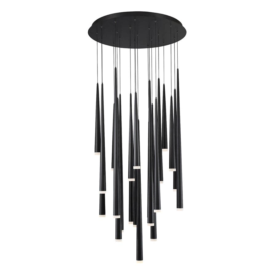 Modern Forms - PD-41821R-BK - LED Pendant - Cascade - Black