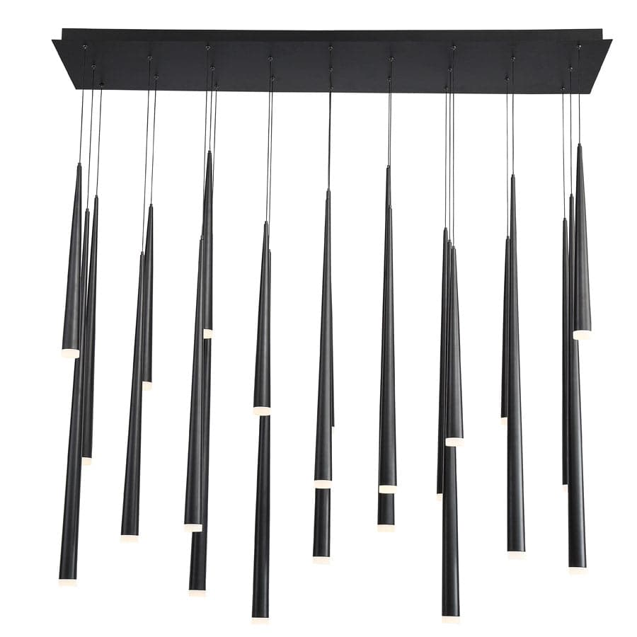 Modern Forms - PD-41823L-BK - LED Pendant - Cascade - Black