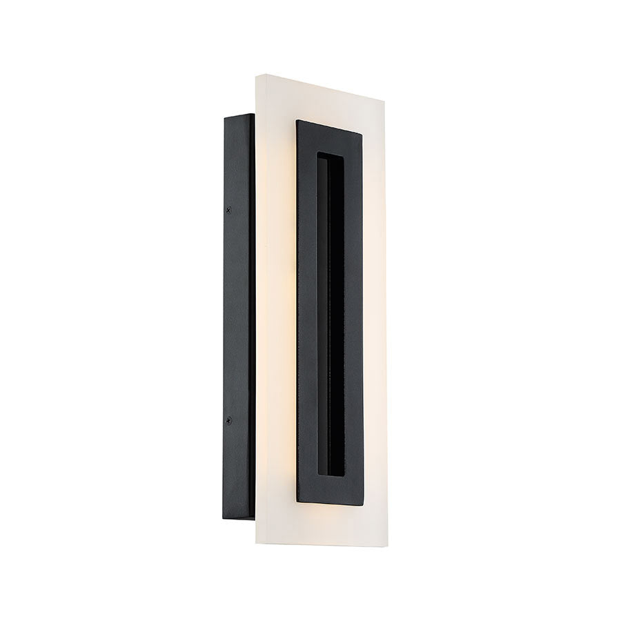 Modern Forms - WS-W46817-BK - LED Outdoor Wall Sconce - Shadow - Black