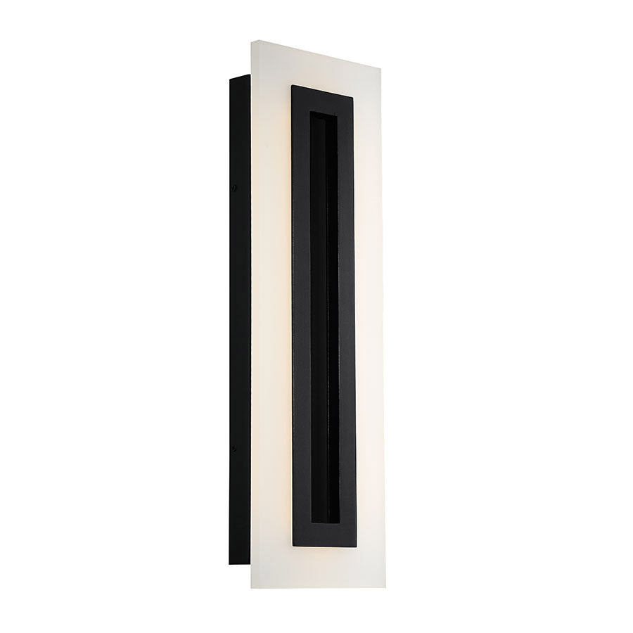Modern Forms - WS-W46824-BK - LED Outdoor Wall Sconce - Shadow - Black