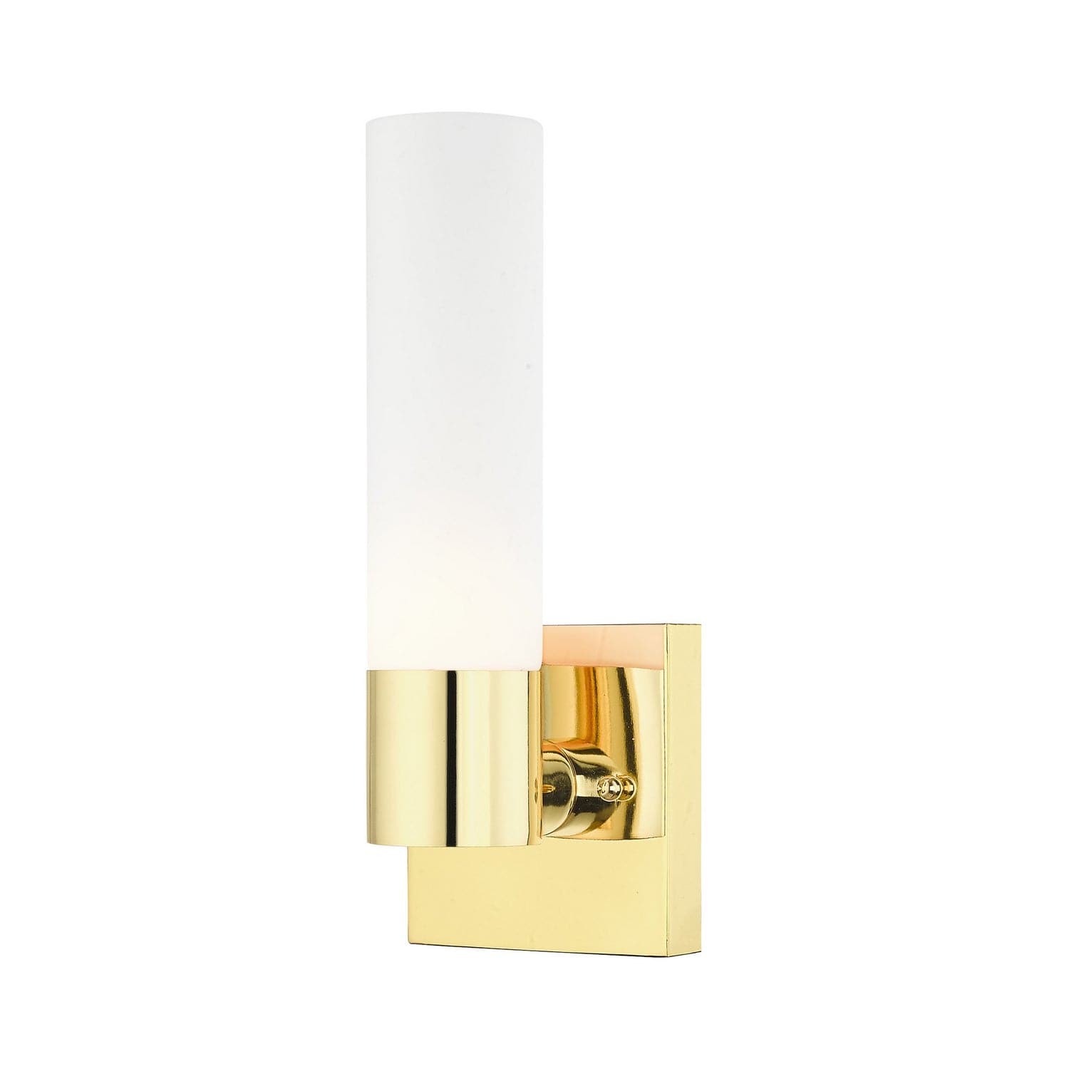 Livex Lighting - 10101-02 - One Light Wall Sconce - Aero - Polished Brass