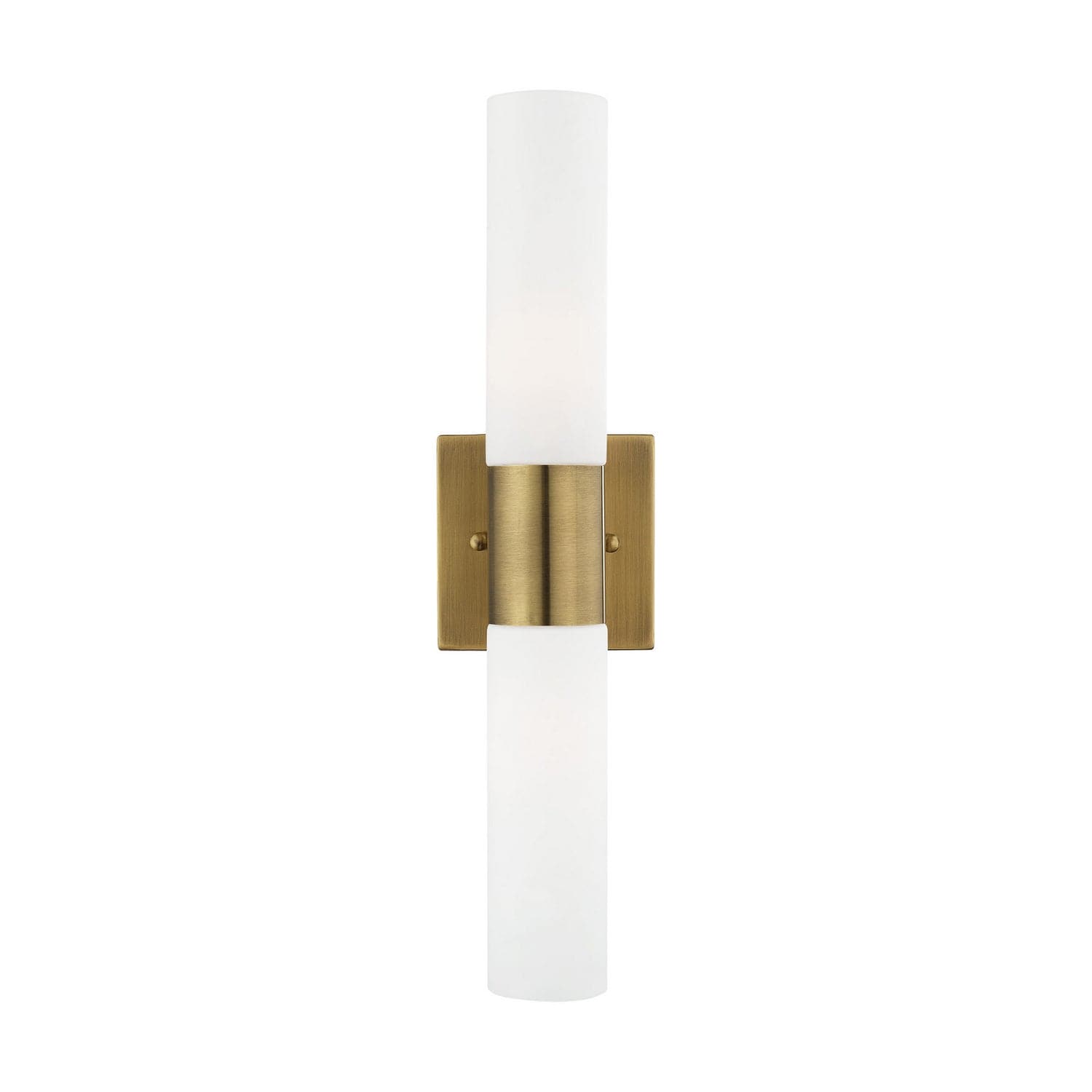 Livex Lighting - 10102-01 - Two Light Bath Vanity - Aero - Antique Brass