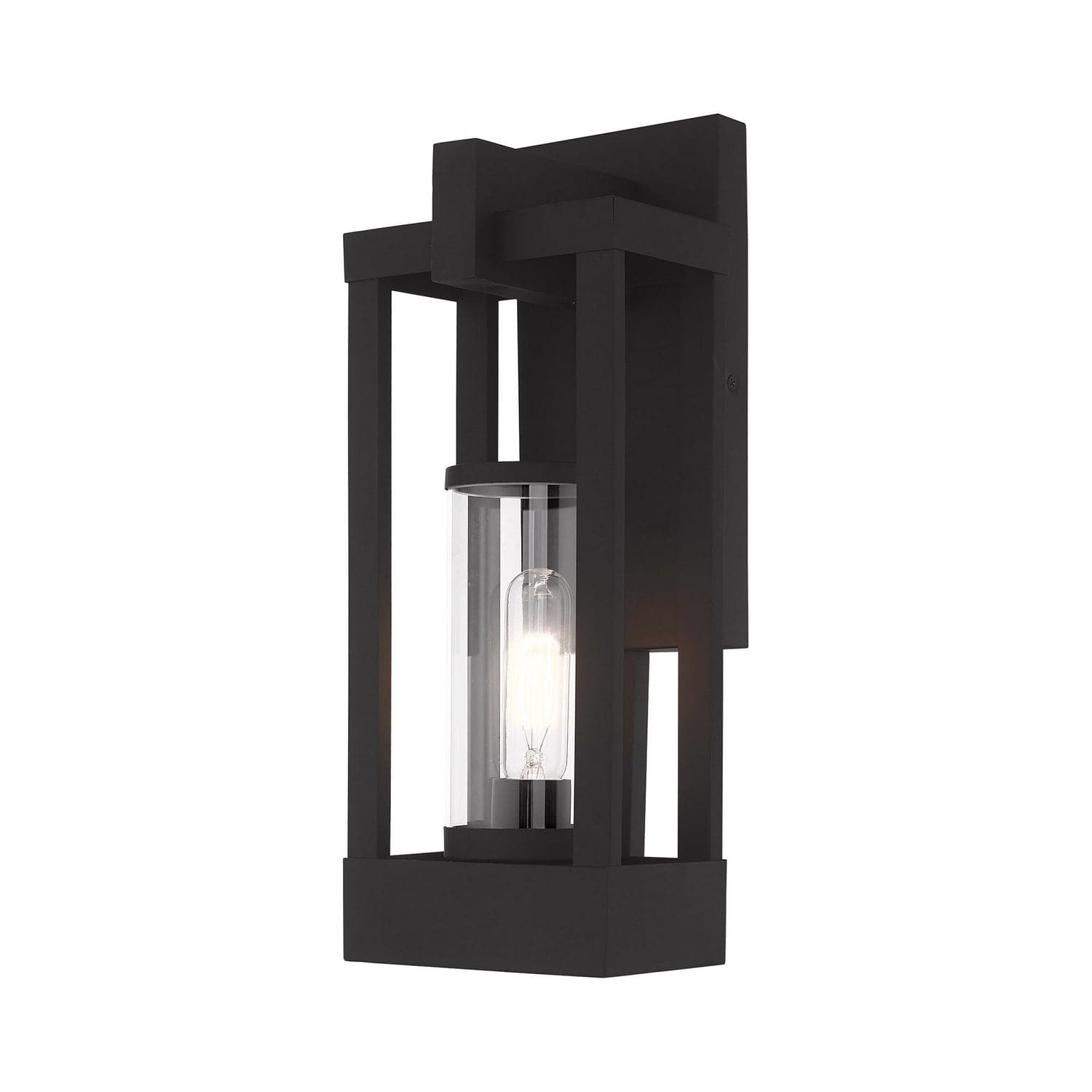 Livex Lighting - 20992-04 - One Light Outdoor Wall Lantern - Delancey - Black