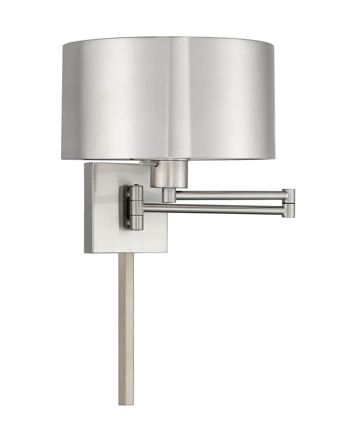 Livex Lighting - 40034-91 - One Light Swing Arm Wall Lamp - Swing Arm Wall Lamps - Brushed Nickel
