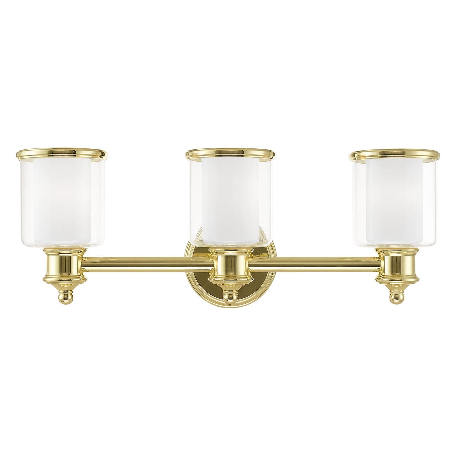 Livex Lighting - 40213-02 - Three Light Bath Vanity - Middlebush - Polished Brass
